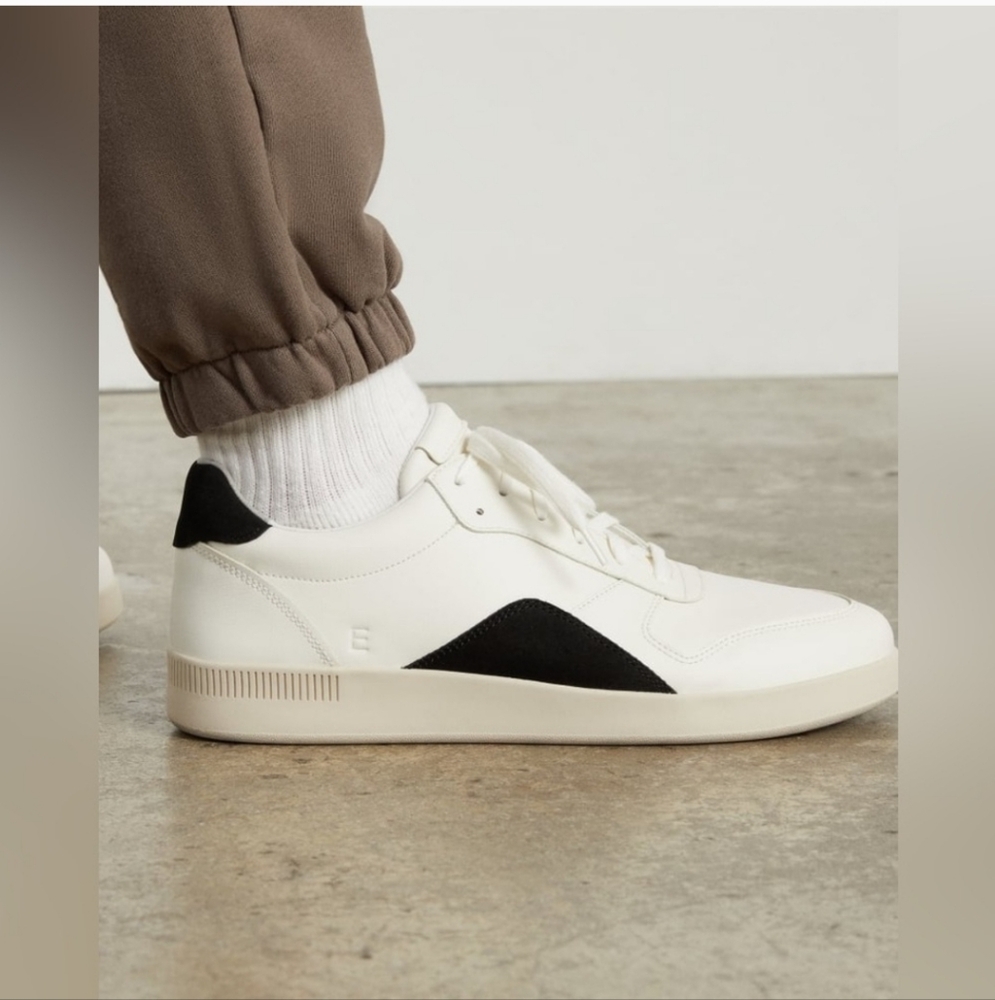 Everlane Women's White and Black Sneakers